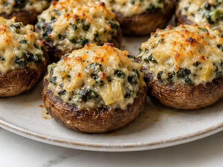 Viral Air Fryer Stuffed Mushrooms