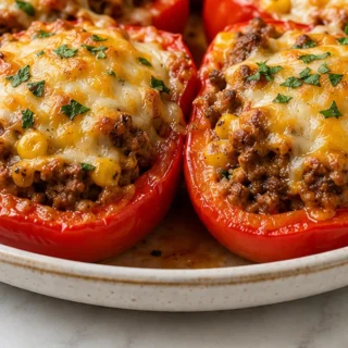 ️ Easy Air Fryer Stuffed Peppers Recipe