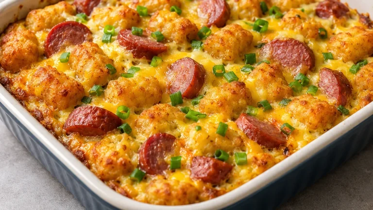 Crispy Tater Tot Breakfast Bake: Morning Bliss!