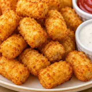 Crispiest Air Fryer Tater Tots EVER! Discover the crispiest air fryer tater tots! This easy recipe takes only 20 minutes for golden, fluffy perfection. Perfect