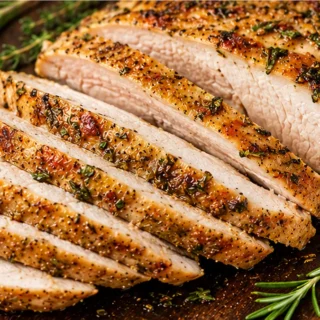 Juicy Air Fryer Turkey Breast - SO EASY! Discover the best air fryer turkey breast recipe! Juicy, tender, and perfectly seasoned with herbs and garlic. Easy to