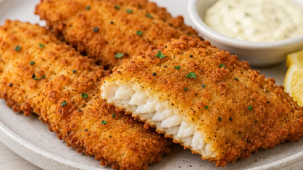 Crispy Air Fryer Fish Recipe - Air fryer fish: Make the best crispy, golden fish fillets in under 20 minutes. This easy 'shake n bake' style recipe is a family