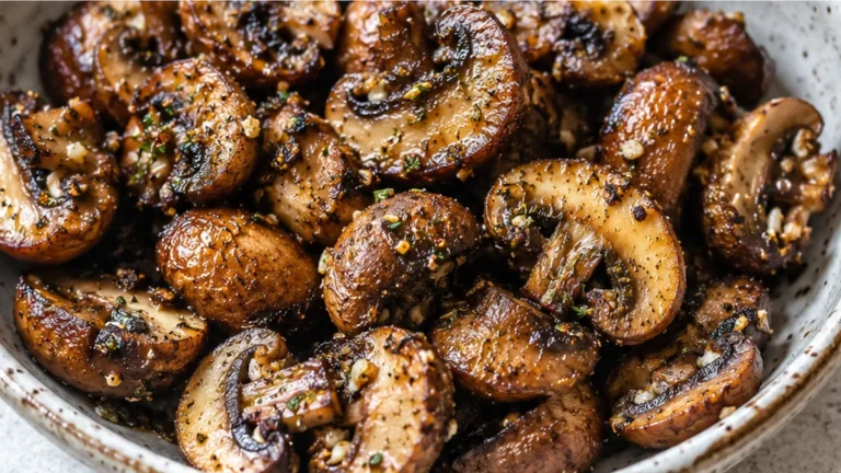Crispy Air Fryer Mushrooms: Easy Side Dish!