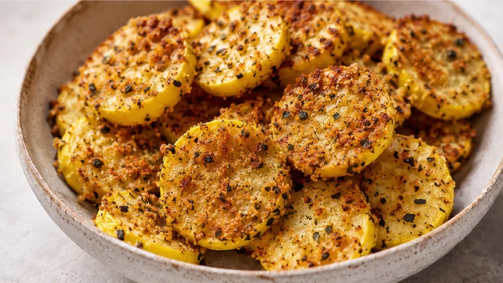 Crispy Air Fryer Squash Side - Air fryer squash: master perfectly crispy summer squash in minutes. A delicious and easy side dish, perfect for any meal.
