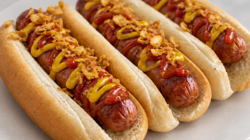 Crispy Air Fryer Wieners: 5-Minute Magic! Air fryer wieners: Make crispy, golden hot dogs in just 5 minutes! This easy recipe guarantees perfect results every t