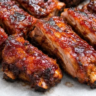 Crispy Air Fryer BBQ Ribs