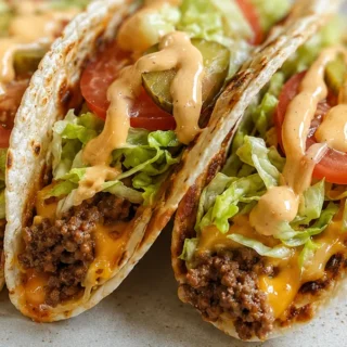 Burger Taco Magic: Air Fryer Big Mac Dream