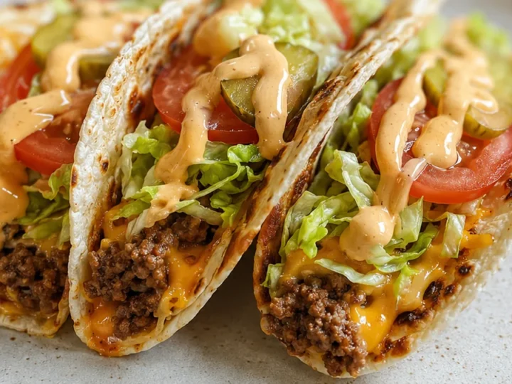 Burger Taco Magic: Air Fryer Big Mac Dream