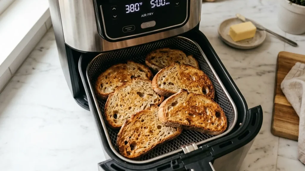 can you toast bread in an air fryer