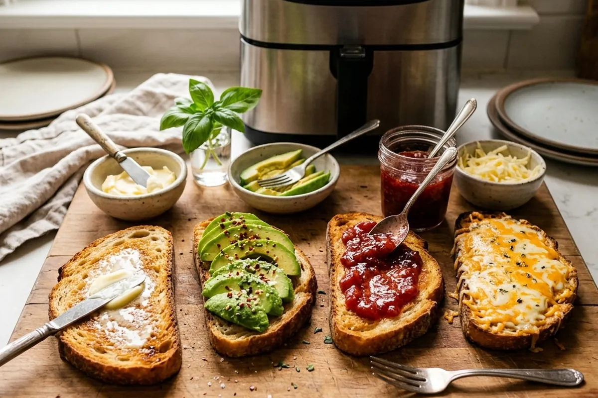 can you toast bread in an air fryer step by step
