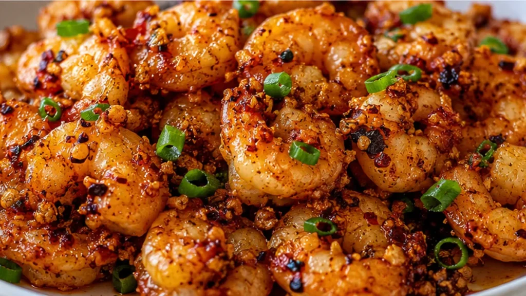 Crispy Chili Shrimp Recipe - Chili shrimp air fryer: Master these perfectly crunchy, spicy shrimp in minutes. Easy recipe with garlic, chili crisp, and salt. Id
