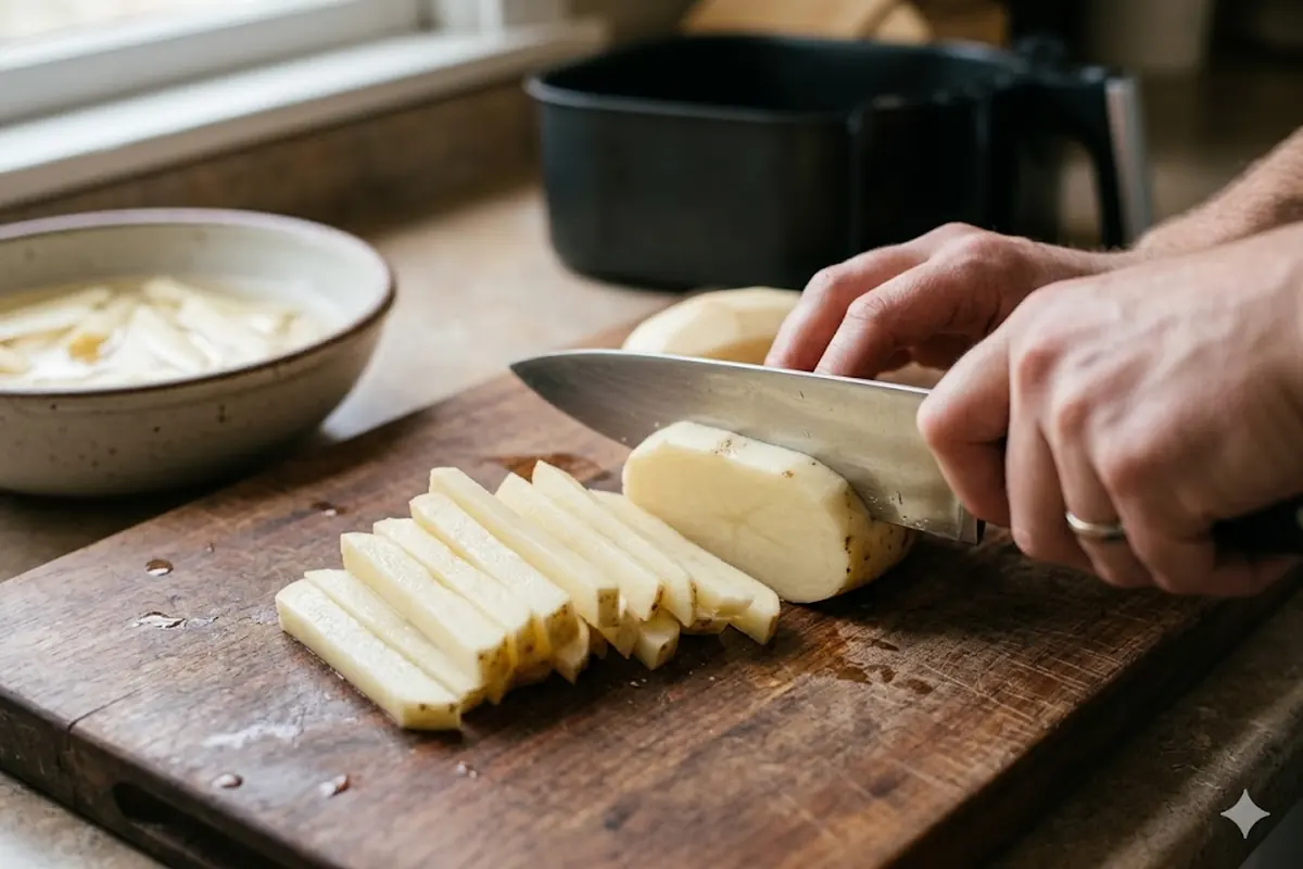 Cut Them Evenly Cooking french fries in an air fryer — Cut Them Evenly