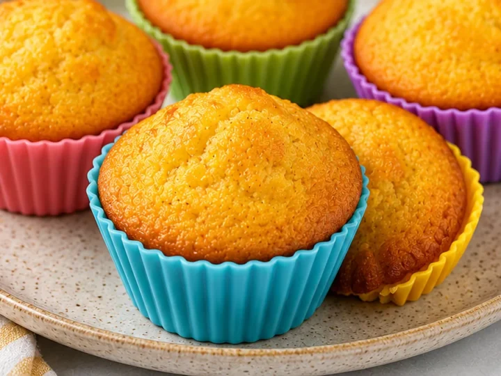 Crispy Air Fryer Corn Muffins in Minutes