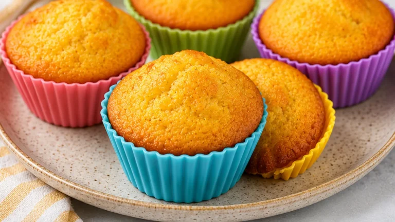 Crispy Air Fryer Corn Muffins in Minutes