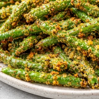 Crispy Air Fryer Green Beans Snack - crispy green beans