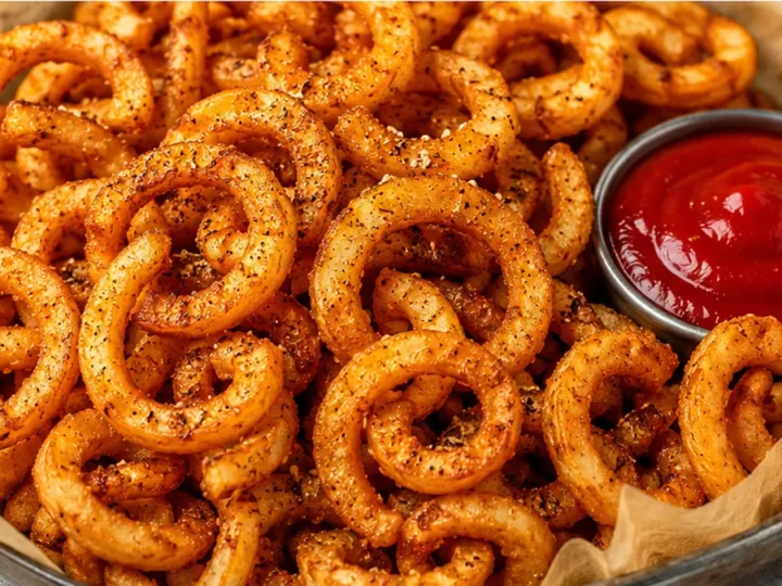 Crispy Air Fryer Curly Fries