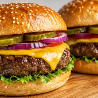 Viral Frozen Burgers in the Air Fryer! Frozen burgers air fryer: Make the best, juiciest burgers in minutes! Try this incredibly easy recipe for perfect results