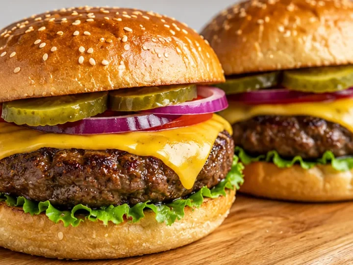 Viral Frozen Burgers in the Air Fryer!