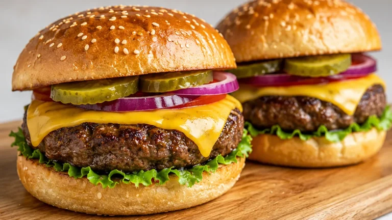 Viral Frozen Burgers in the Air Fryer!