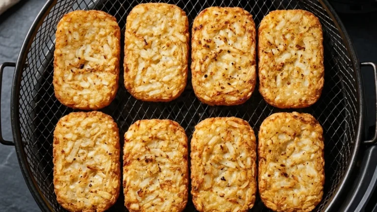 Frozen Hash Brown Patties in Air Fryer: Crispy, Fast-Food Style