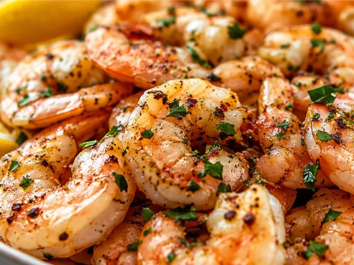 Juicy Air Fryer Garlic Shrimp
