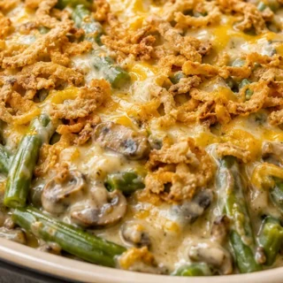 Crispy Air Fryer Green Bean Casserole - Air fryer green bean casserole: Make the best crispy, easy version in under 30 minutes. Creamy, tender beans topped with