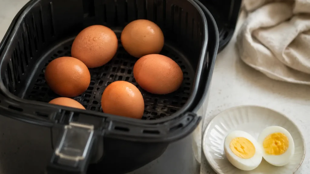 Hard Boiled Eggs in Air Fryer: Times, Temps, and Easy Peeling