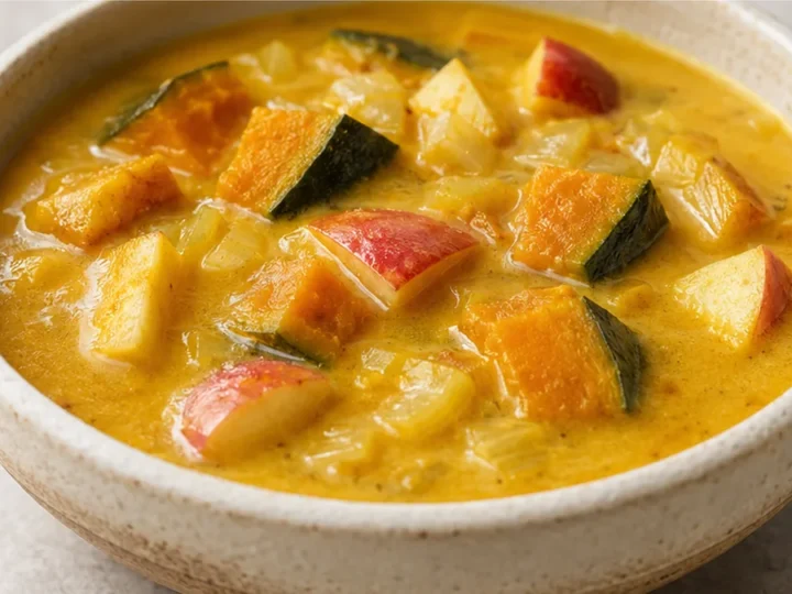 Creamy Kabocha Curry Soup!
