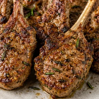 Air Fryer Lamb Chops: CRISPY & Juicy! Lamb chops: Make these crispy, juicy air fryer lamb chops in under 20 minutes. Infused with rosemary and garlic for a perf