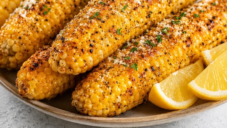 Air Fryer Lemon Pepper Corn
