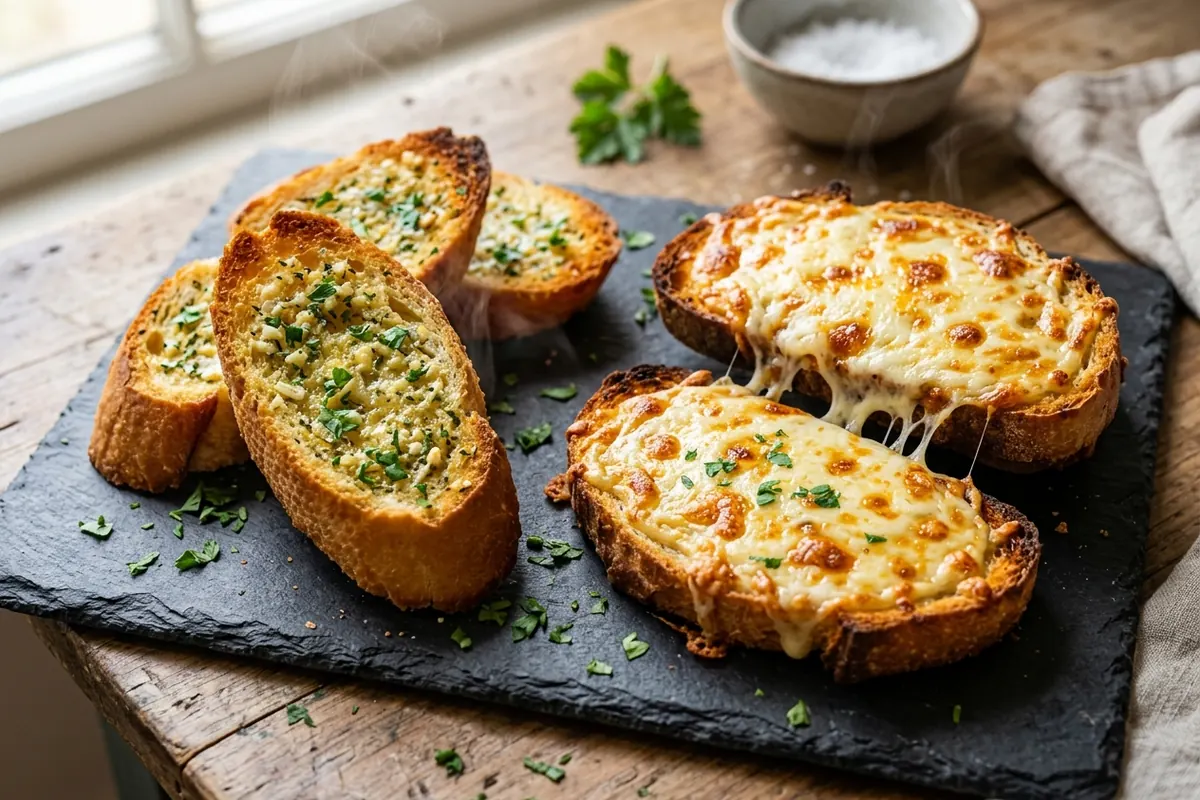 Making toast in air fryer — Garlic bread, cheese toast, and other upgrades
