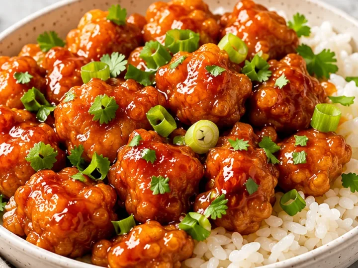 Crispy Air Fryer Orange Chicken in 12 Mins!