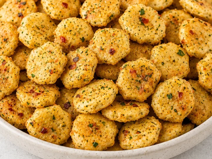 Crispy Air Fryer Oyster Crackers Snack