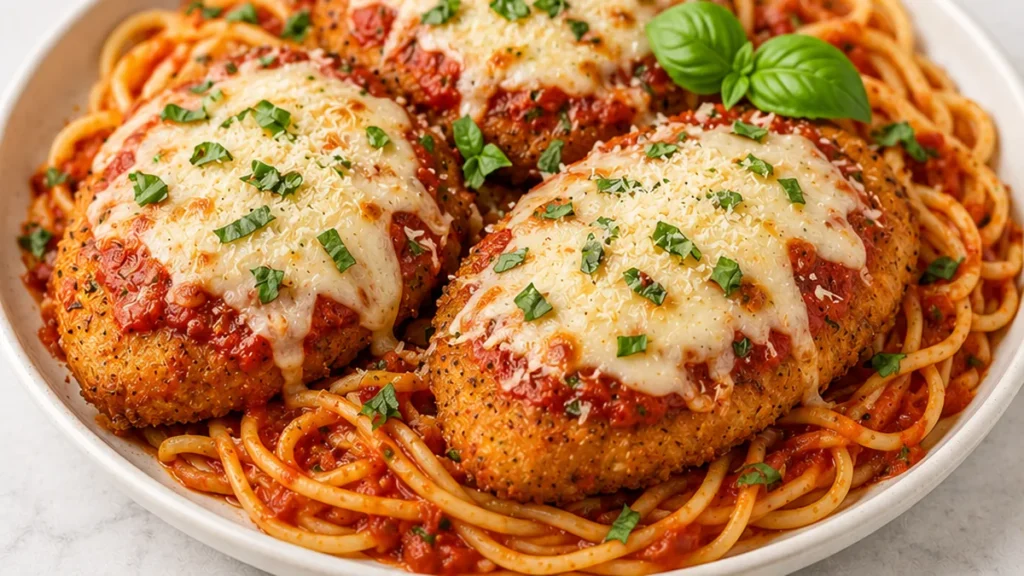 Crispy Parmesan Chicken Perfection - Parmesan chicken: Make this ultimate air fryer recipe in under 15 minutes. Crispy, cheesy, and incredibly easy for a perfec