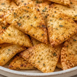 Crispy Air Fryer Pita Chips: 10-Minute Snack Sensation! Pita chips: make these ultimate crispy air fryer pita chips in just 10 minutes. Perfectly seasoned and g