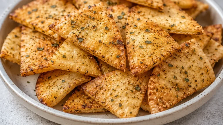 Crispy Air Fryer Pita Chips: 10-Minute Snack Sensation!