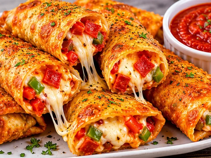 Crispy Pizza Egg Rolls: Game Day MVP!
