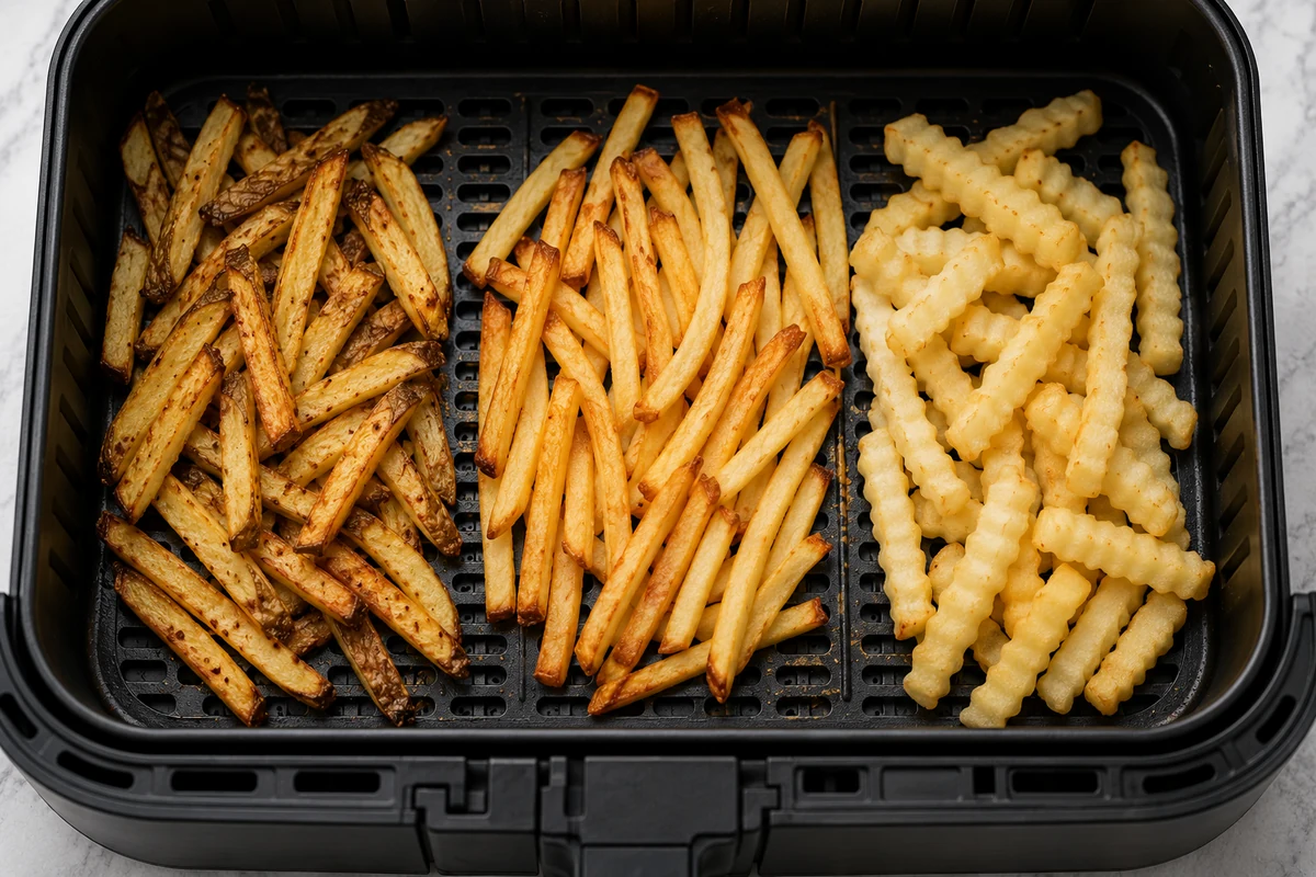 Reheating fries in air fryer — Homemade, Restaurant, and Frozen-Cooked Fries