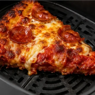 Crispy Leftover Pizza Air Fryer Hack! - reheat pizza