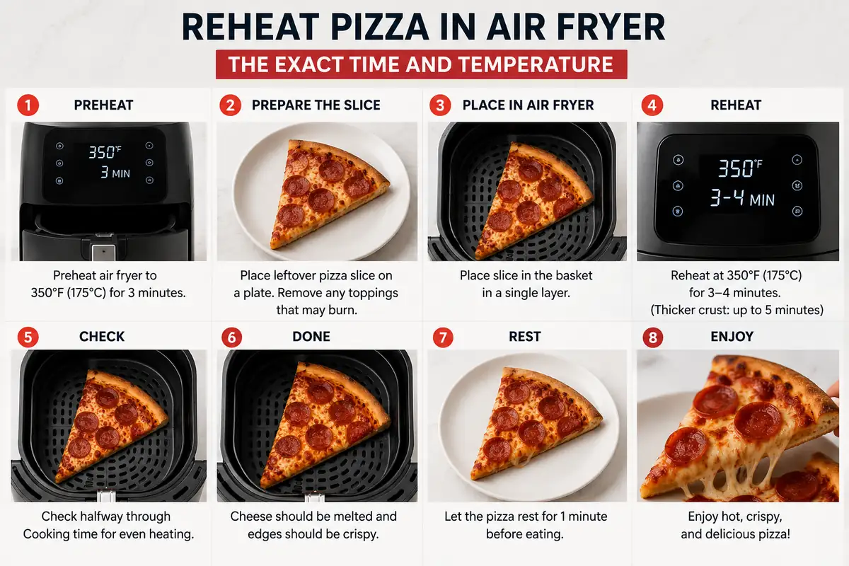 The Exact Time and Temperature Reheating pizza in air fryer — The Exact Time and Temperature