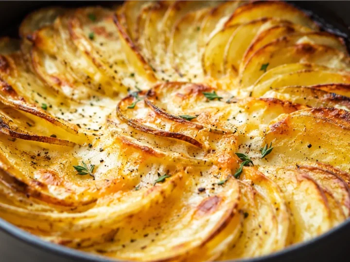 Crispy Air Fryer Scalloped Potatoes