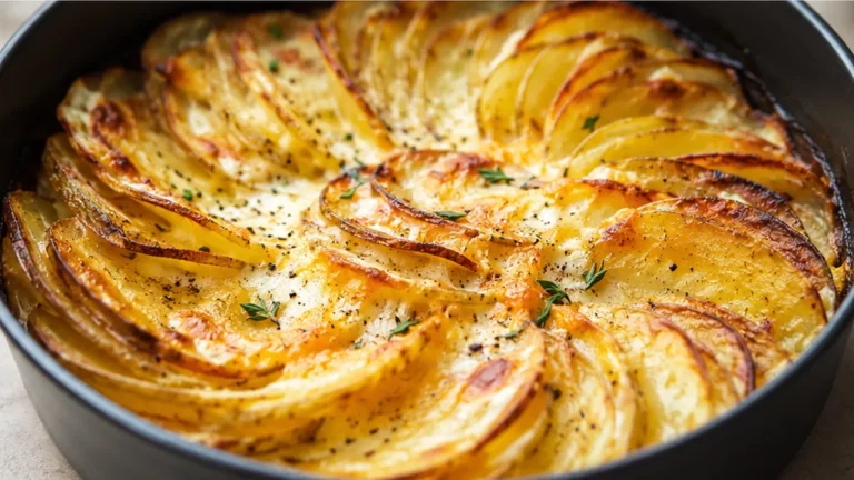 Crispy Air Fryer Scalloped Potatoes
