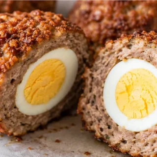 Low-Carb Scotch Eggs - Air Fryer Magic!