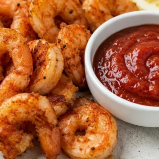 Crispy Air Fryer Shrimp Cocktail