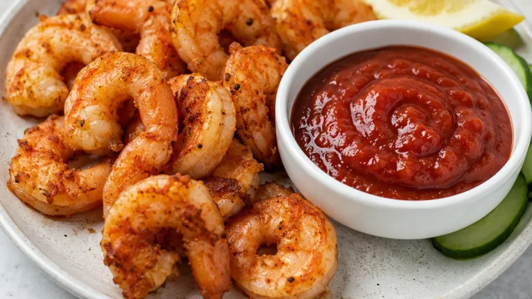 Crispy Air Fryer Shrimp Cocktail