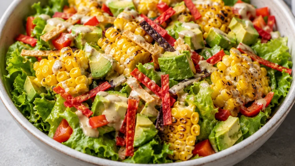 Southwest Salad with Grilled Corn - Southwest salad: prepare this vibrant, healthy, and flavorful dish in under 30 minutes. Perfect for a satisfying lunch or di