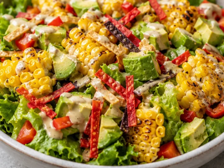 Southwest Salad with Grilled Corn