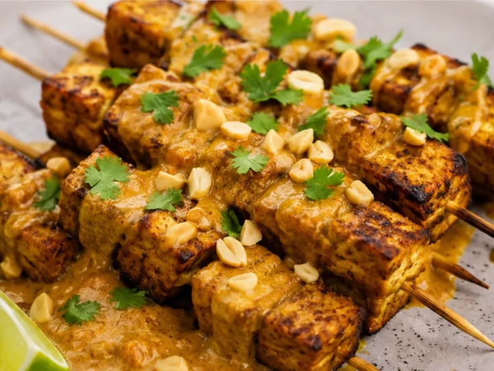 Crispy Tofu Satay: Your Weeknight Meal!