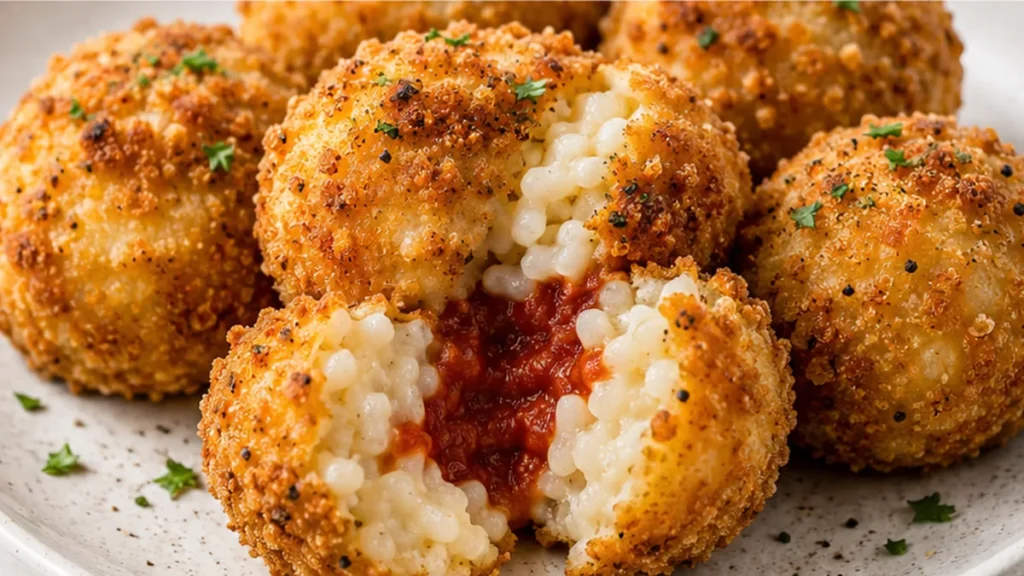 Crispy Vegan Arancini: Air Fryer Magic! Vegan arancini: master these crispy, creamy rice balls in your air fryer or oven. Perfect for appetizers or a hearty sna