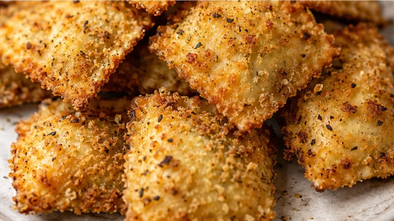 Crispy Air Fryer Vegan Ravioli